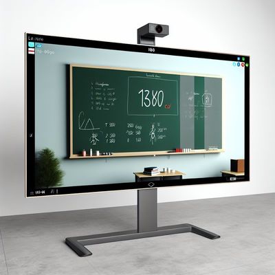 Resolusi Interaktif Digital Blackboard 1920*1080 Resolusi 350cd/m2 Kecerahan 1200 1 Rasio Kontras