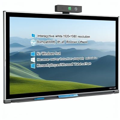 1920*1080 Resolusi Interaktif Whiteboard untuk Kompatibilitas Seluruh Perangkat Lunak Windows