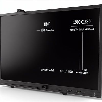 Papan Tulis Digital Interaktif Resolusi 1920*1080 dengan Input HDMI dan Sudut Pandang Lebar 178°