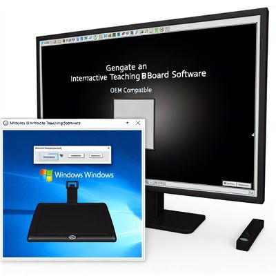 Perangkat Lunak Papan Tulis Interaktif Kompatibel dengan Semua Windows Hitam atau Kompatibel OEM